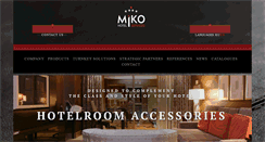 Desktop Screenshot of miko-hotelservices.com