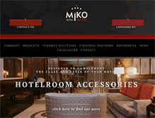 Tablet Screenshot of miko-hotelservices.com